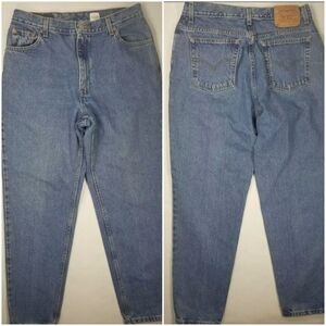 Levi's 550 Mom Jeans High Rise Relax Tampered Leg VTG 90s Y2K